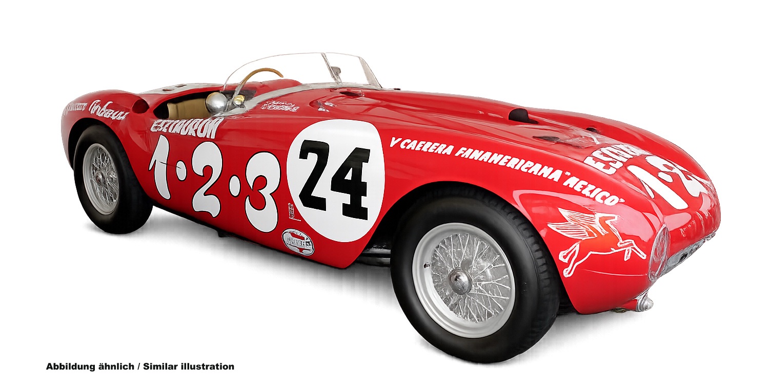 M-302 CMC Ferrari 375 MM Spider #24 Panamericana Red 1:18