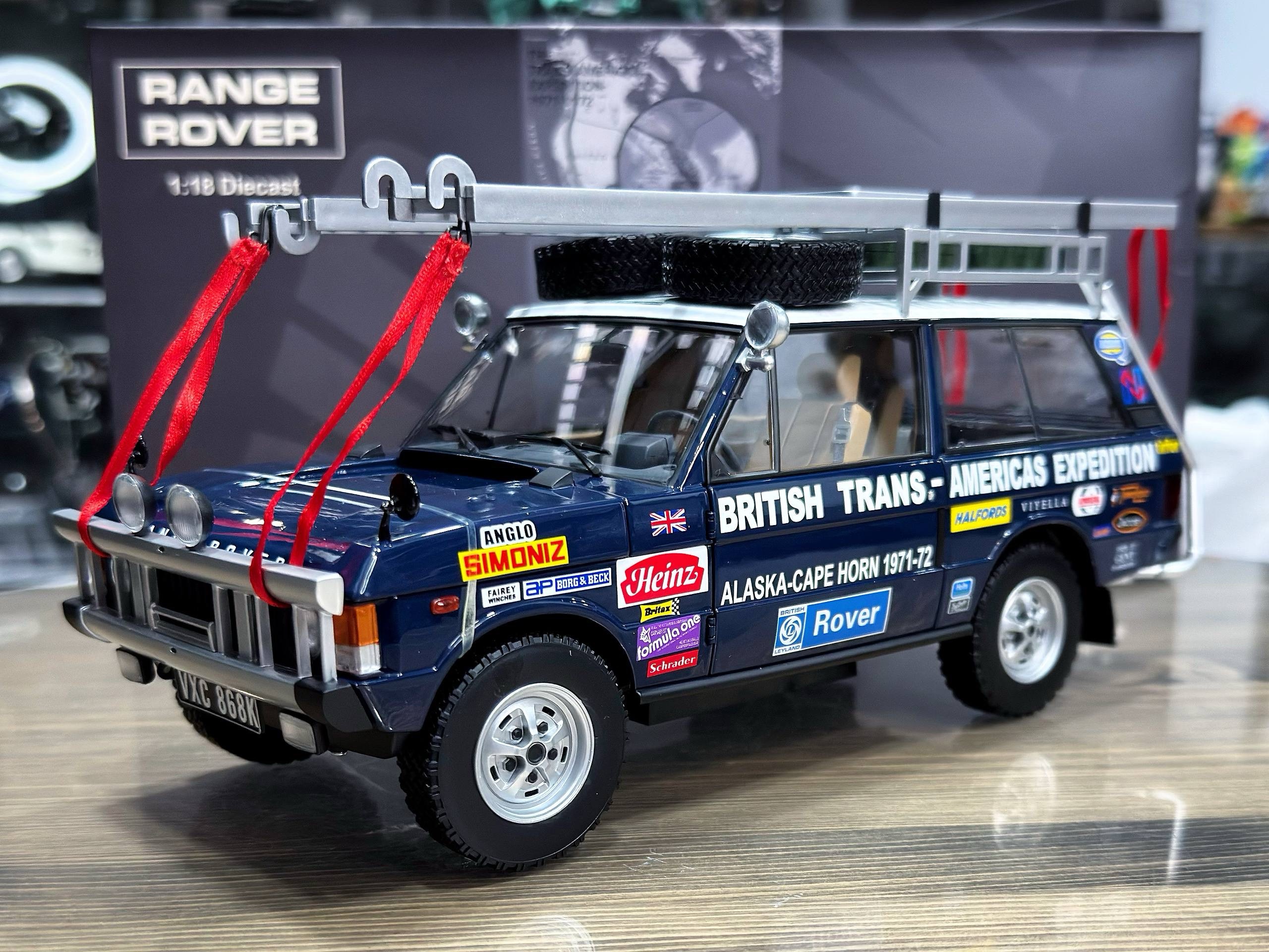 ALM810108 Almost Real Range Rover The British Trans Americas Expedition Edition 1971 — 1982 (868K) 1:18
