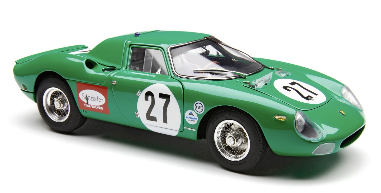 M-278 CMC Ferrari 250 LM 24h Daytona 1966  #27 Piper/Attwood Longnose Green 1:18