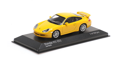 430068012 Minichamps Porsche 911 GT3 1999 Yellow 1:43