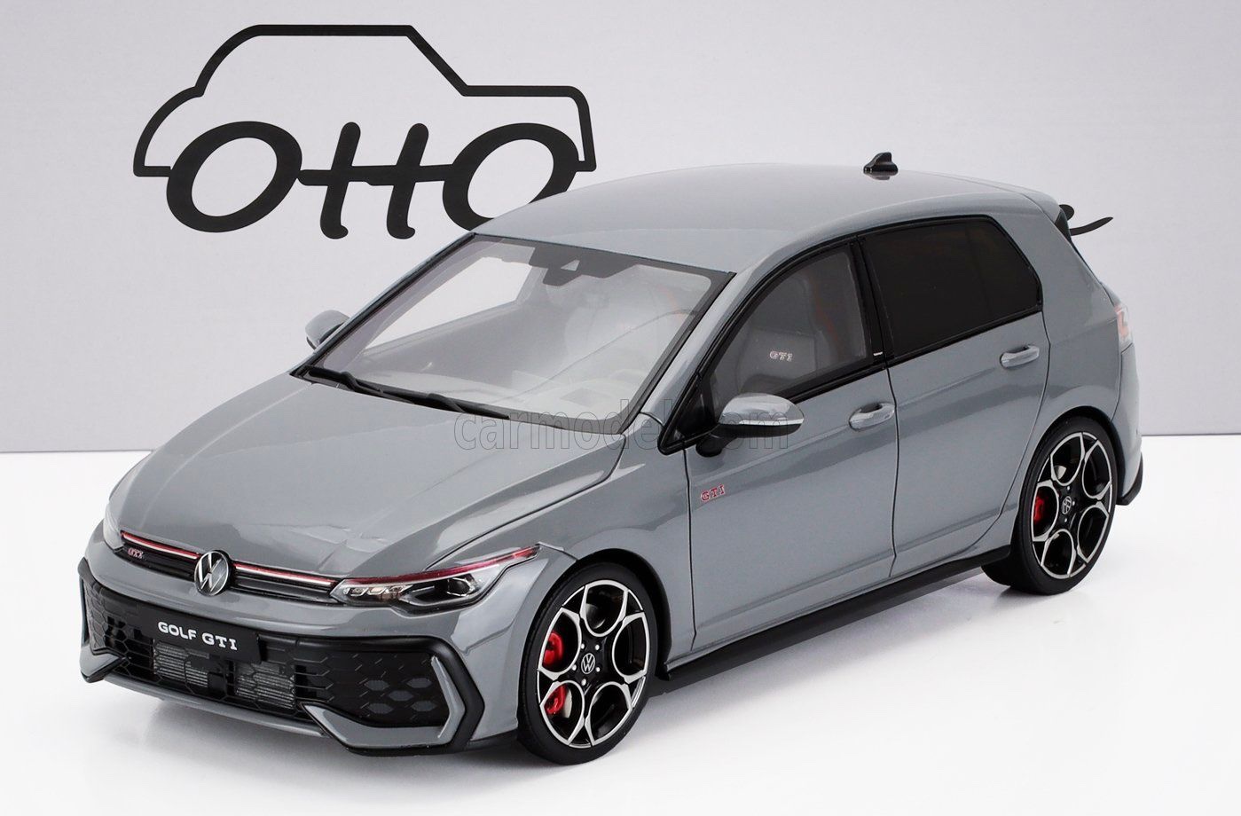 OT1137 Otto Mobile Volkswagen Golf VIII GTI Moonstone Grey 2024 1:18