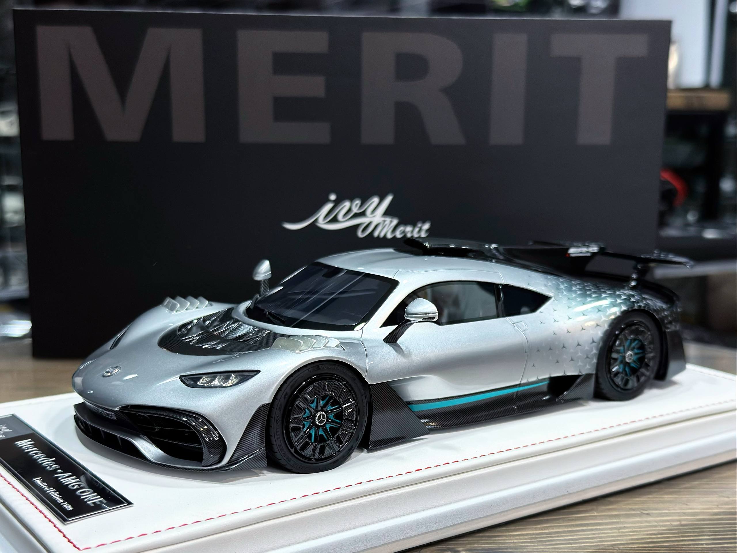 IVY Merit Mercedes AMG ONE Petronas F1 Silver 1:18