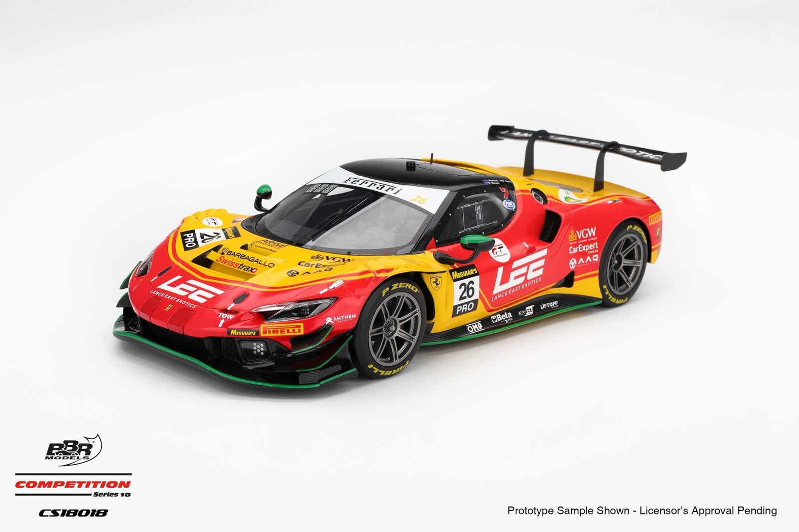 CS18018 BBR Models Ferrari 296 GT3 #26 ARISE RACING 2025 Bathurst 12 Hrs 1:18