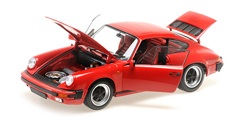100063021 Minichamps Porsche 911 Carrera Coupe 3.2 1983 Red 1:18