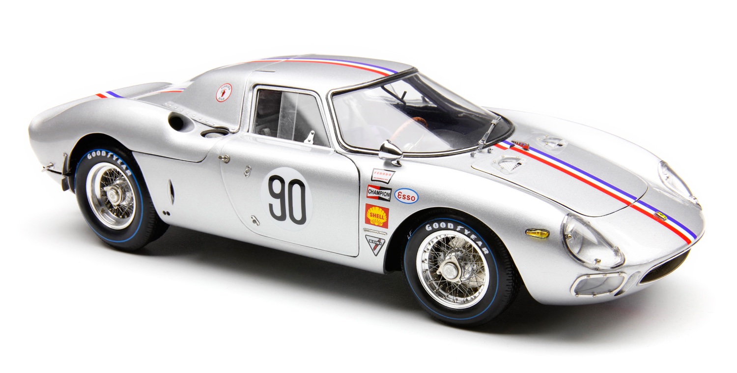 M-267 CMC Ferrari 250 LM Nassau Tourist trophy 1964 #90 Chassis 5909 Grossman Silver 1:18