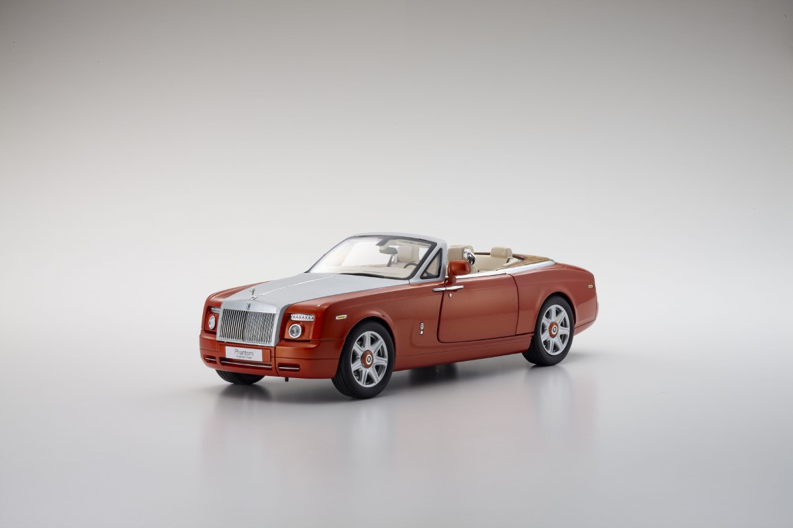 8871P Kyosho Rolls Royce Phantom Drophead Coupe Orange 1:18