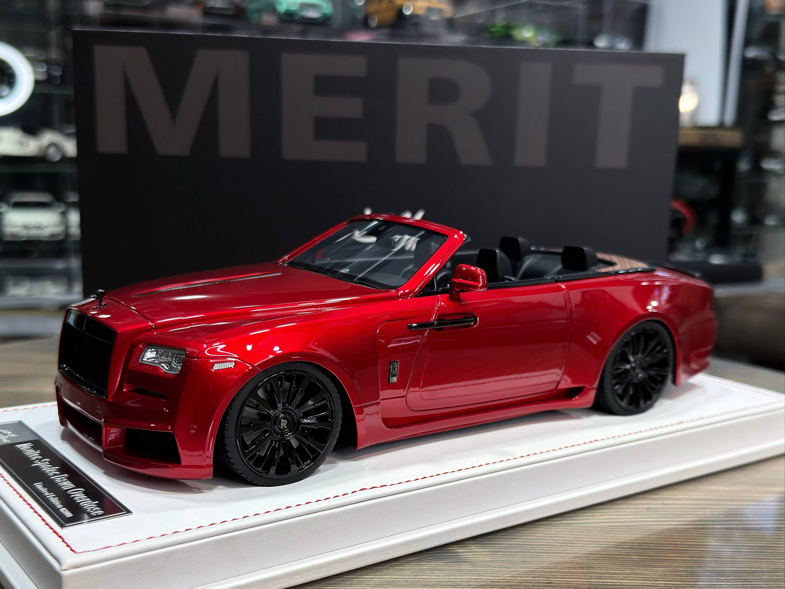 IVY Merit Rolls Royce Novitec Spofec Dawn Overdose Metallic Red 1:18