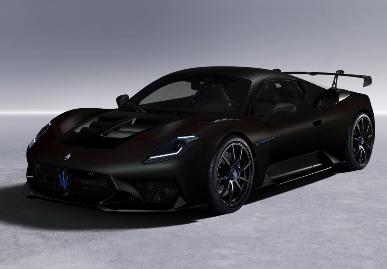 P18255E BBR Models Maserati GT2 Stradale Matt Black 1:18