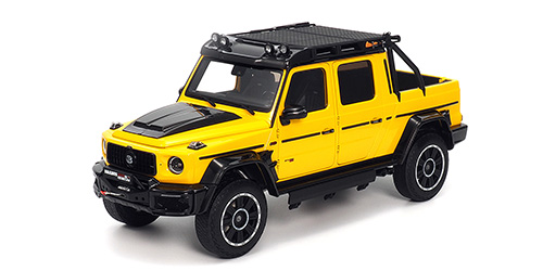 ALM860523 Almost Real Mercedes Benz Brabus G800 Adventure XLP 2020 Mellon Yellow 1:18