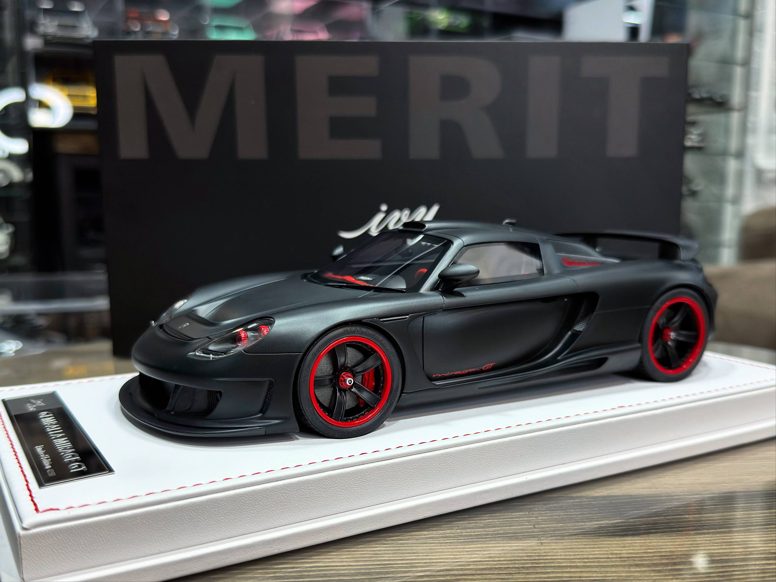 IM1825H IVY Merit Porsche Gemballa Mirage GT Black 1:18