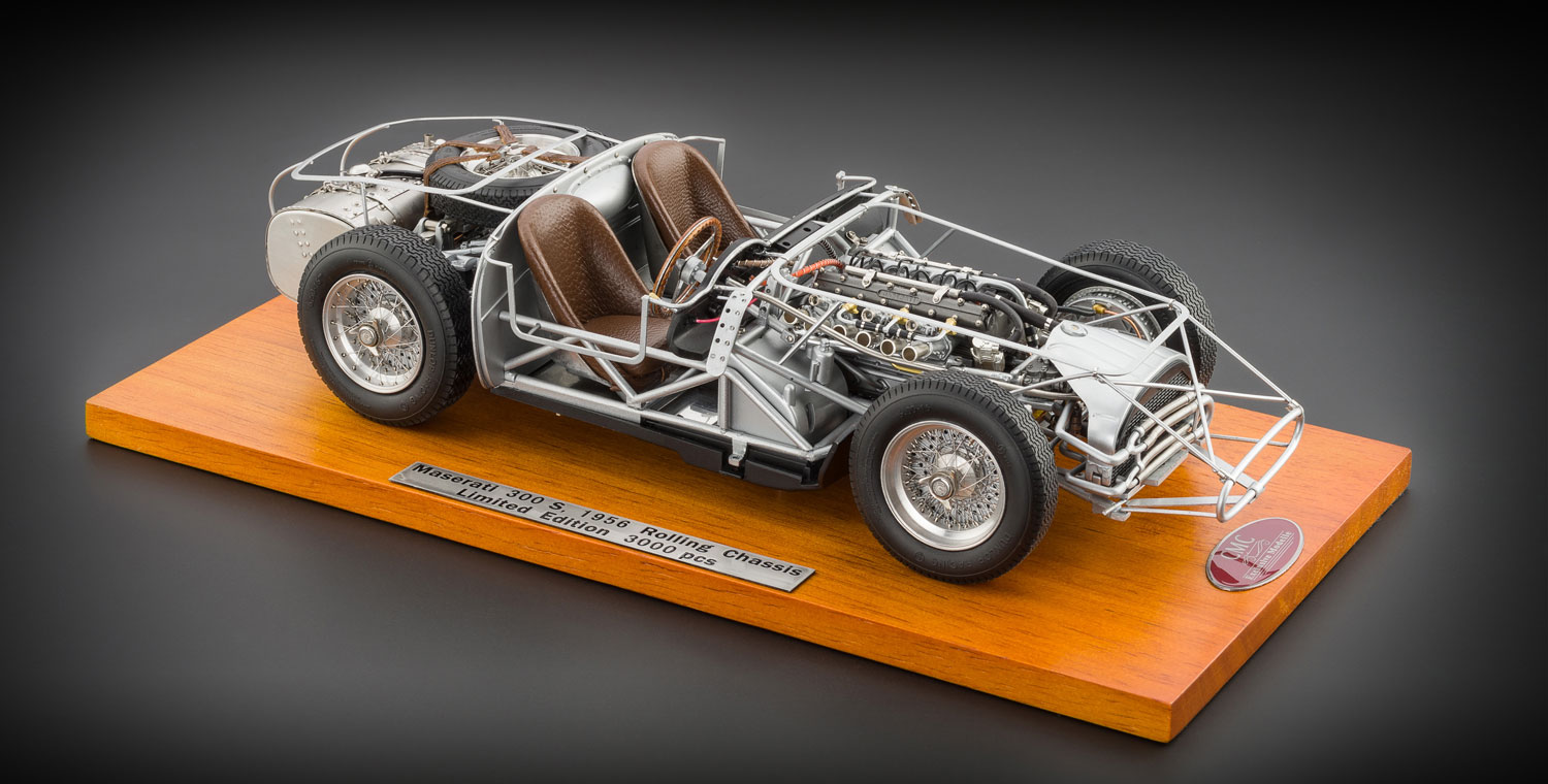 M-109 CMC Maserati 300S Rolling Chassis 1956 1:18