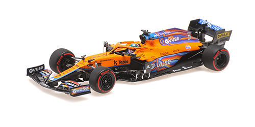 537216603 Minichamps McLaren F1 Teat MCL35M Daniel Riccardo Abu Dhabi GP 2021 1:43