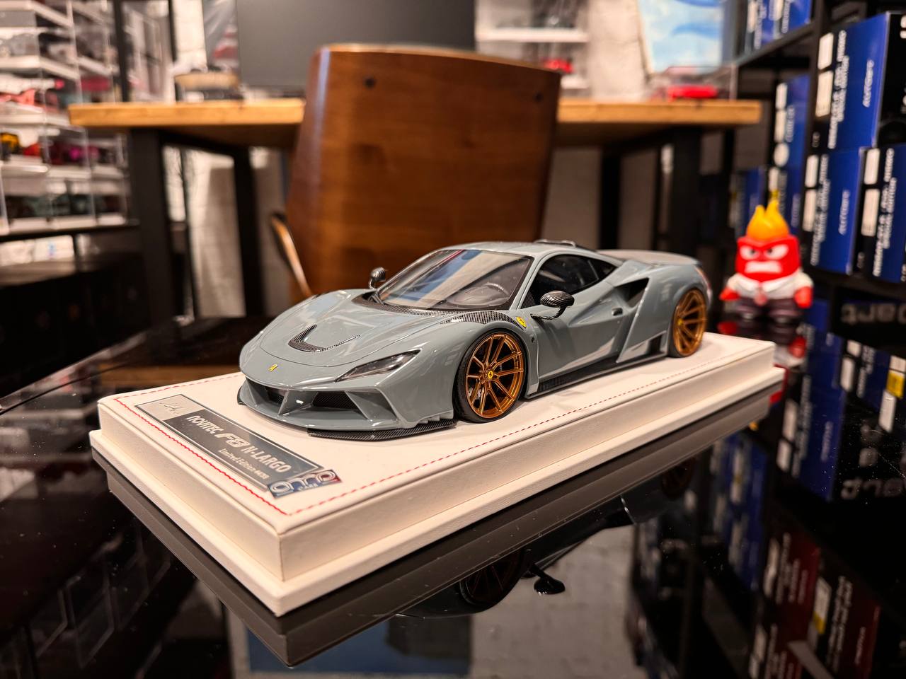 IM1816-I  IVY Ferrari Novitec F8 N-Largo Nardo Grey 1:18
