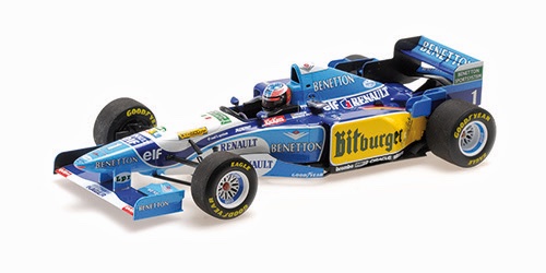510953201 Minichamps Benetton Renault B195 Michael Schumacher Winner European GP 1995 1:18