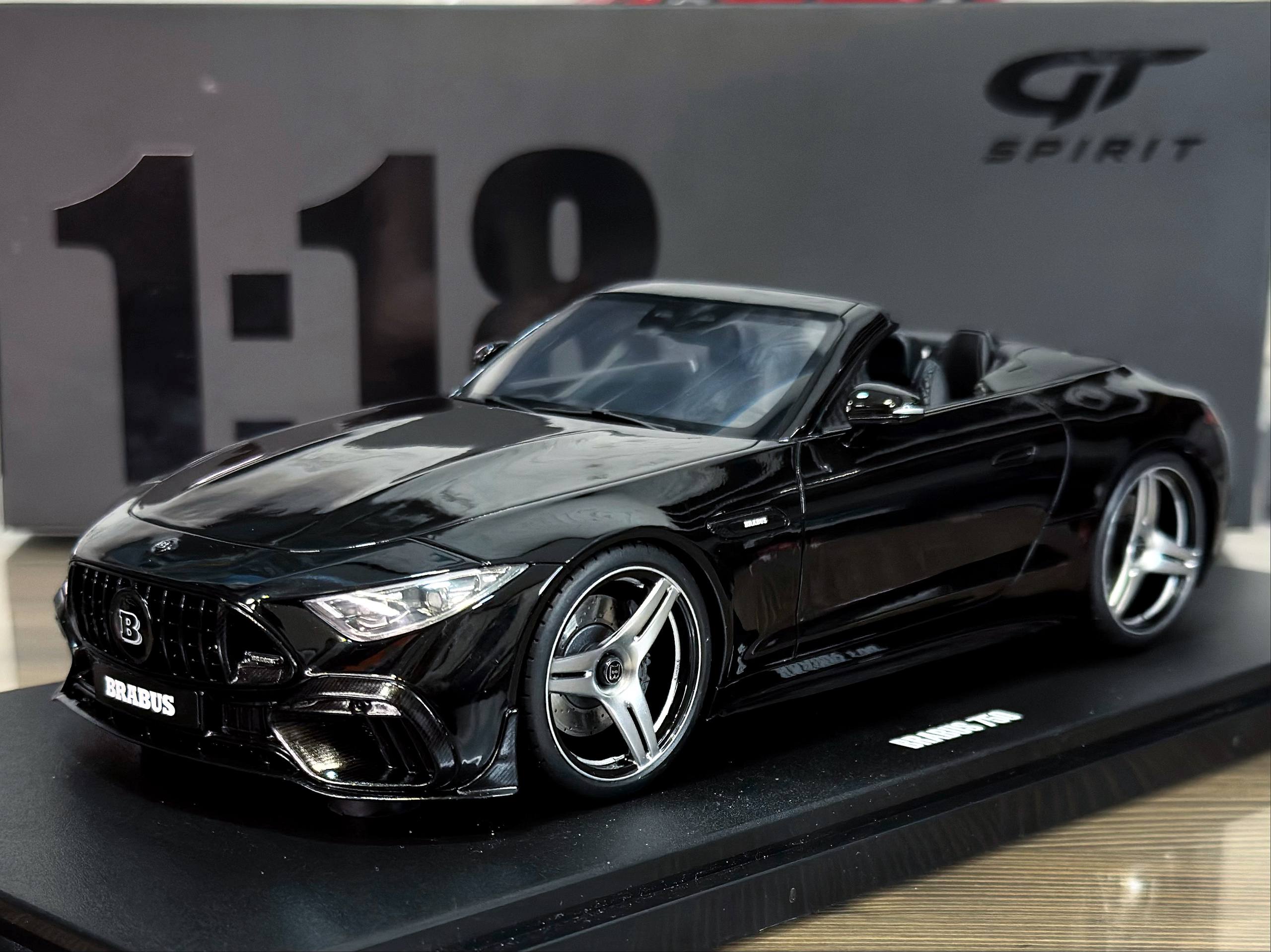 GT503 GT Spirit BRABUS 750 Bodo Buschmann Edition Obsidian Black 2023 1:18