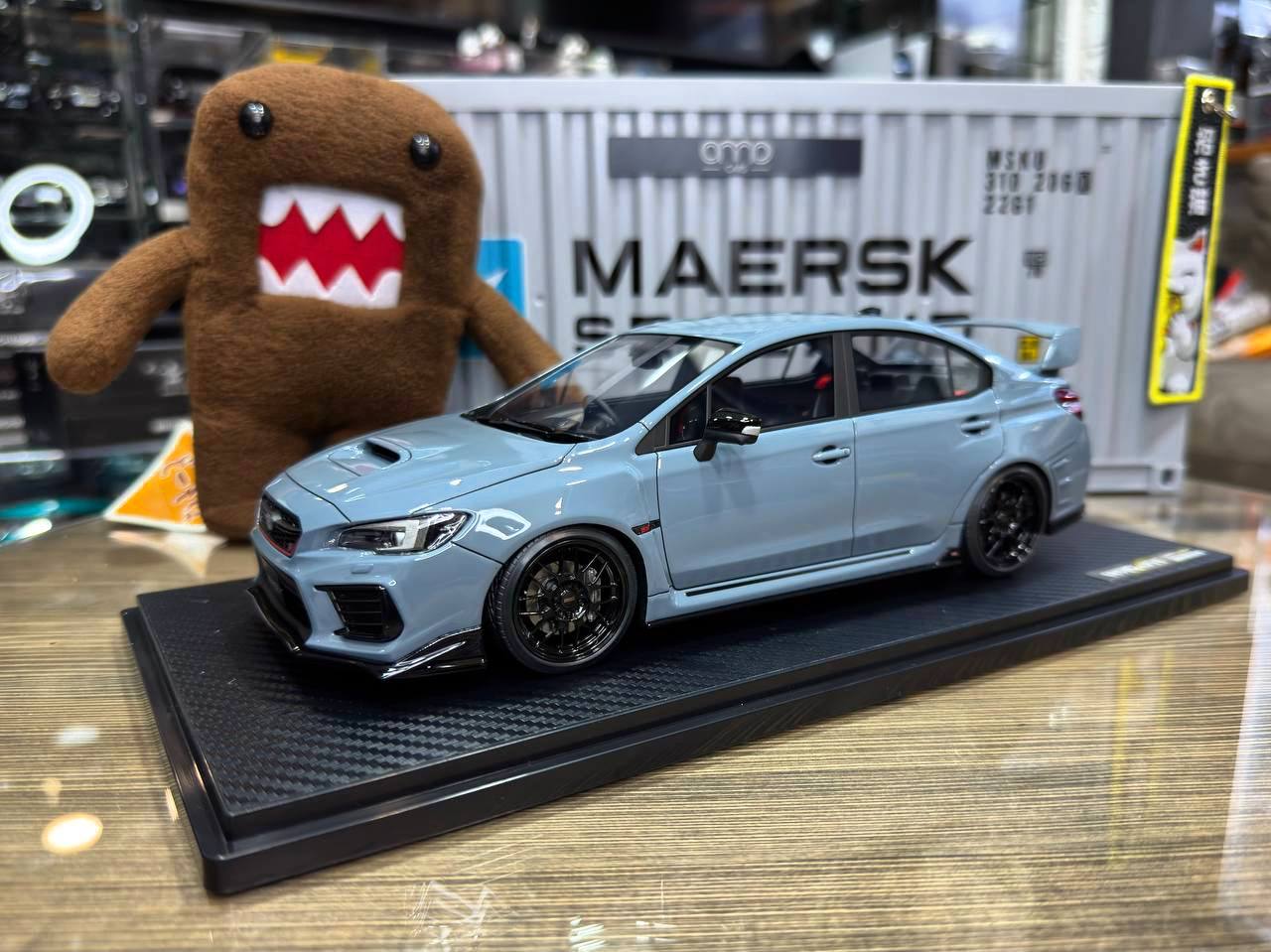IG3612 Ignition Model Subaru WRX (CBA-VAB) STI Gray Khaki 1:18