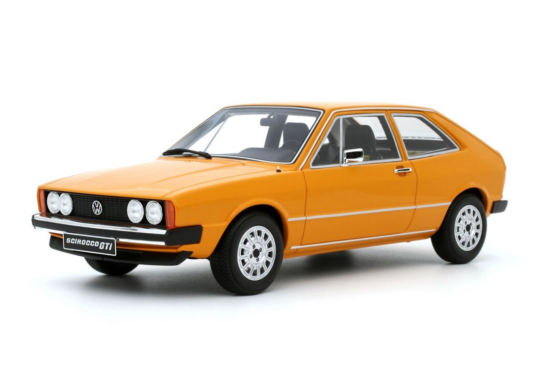 OT467 Otto Mobile Volkswagen Scirocco GTI MK1 Jaune Marino 1977 1:18