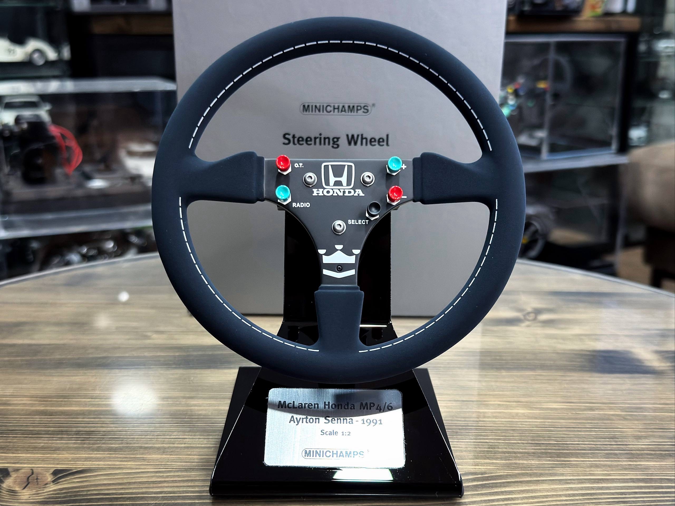 254910001 Minichamps Steering Wheel McLaren MP4/6 Ayrton Senna 1991 1:12
