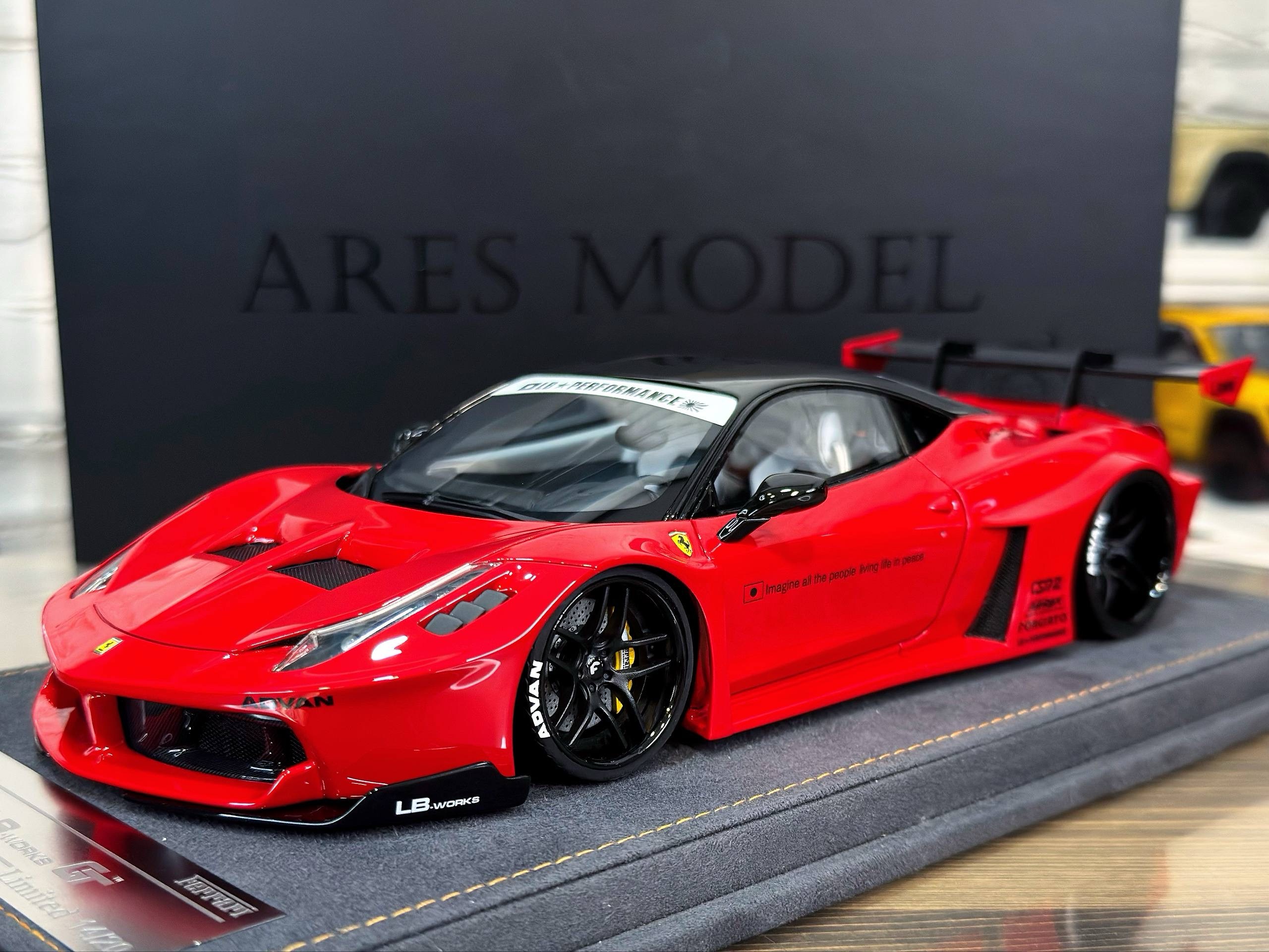 Ares Model Ferrari 458 GT LB Works Red 1:18