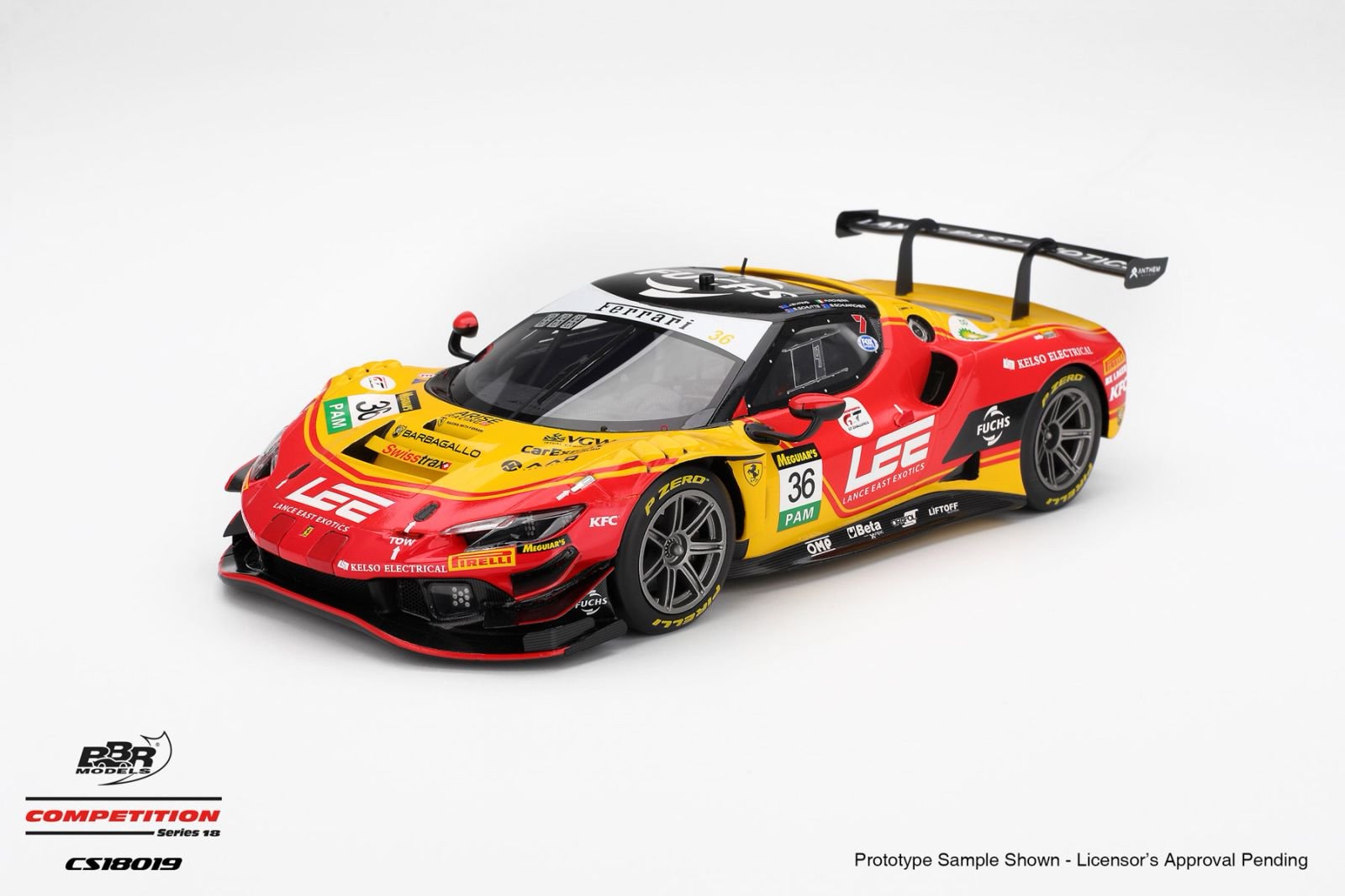 CS18019 BBR Models Ferrari 296 GT3 #36 ARISE RACING 2025 Bathurst 12 Hrs 1:18
