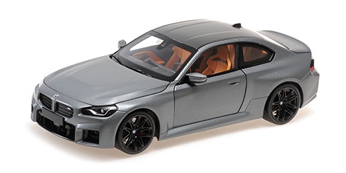 110023121 Minichamps BMW M2 G87 2023 Matt Grey 1:18