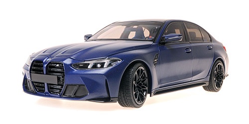 110020220 Minichamps BMW M3 2024 Matt Blue Metallic 1:18
