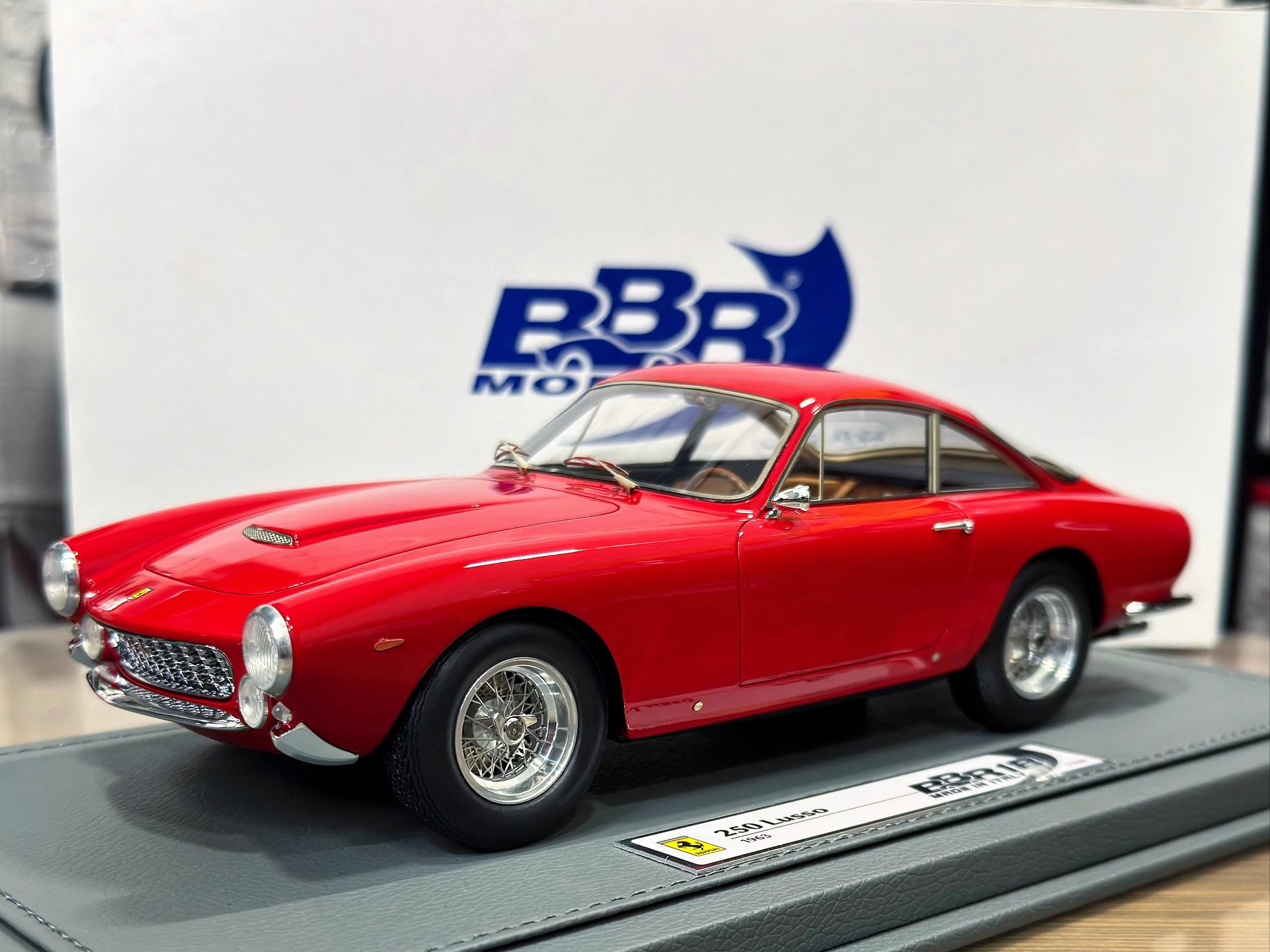 BBR1843 BBR Models Ferrari 250 Lusso 1963 Red 1:18