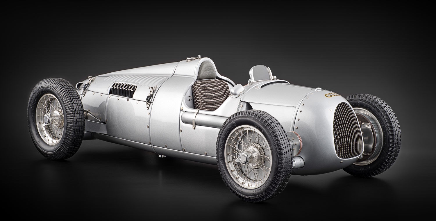 M-034 CMC Auto Union Type C 1936-1937 Silver 1:18