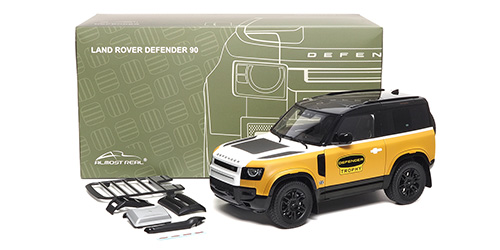 ALM810710 Land Rover Defender 90 2023 Trophy Edition Yellow1:18