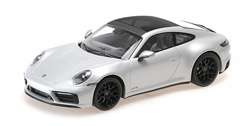 155063104 Minichamps Porsche 911 Carrera 4 GTS  2020 silver 1:18