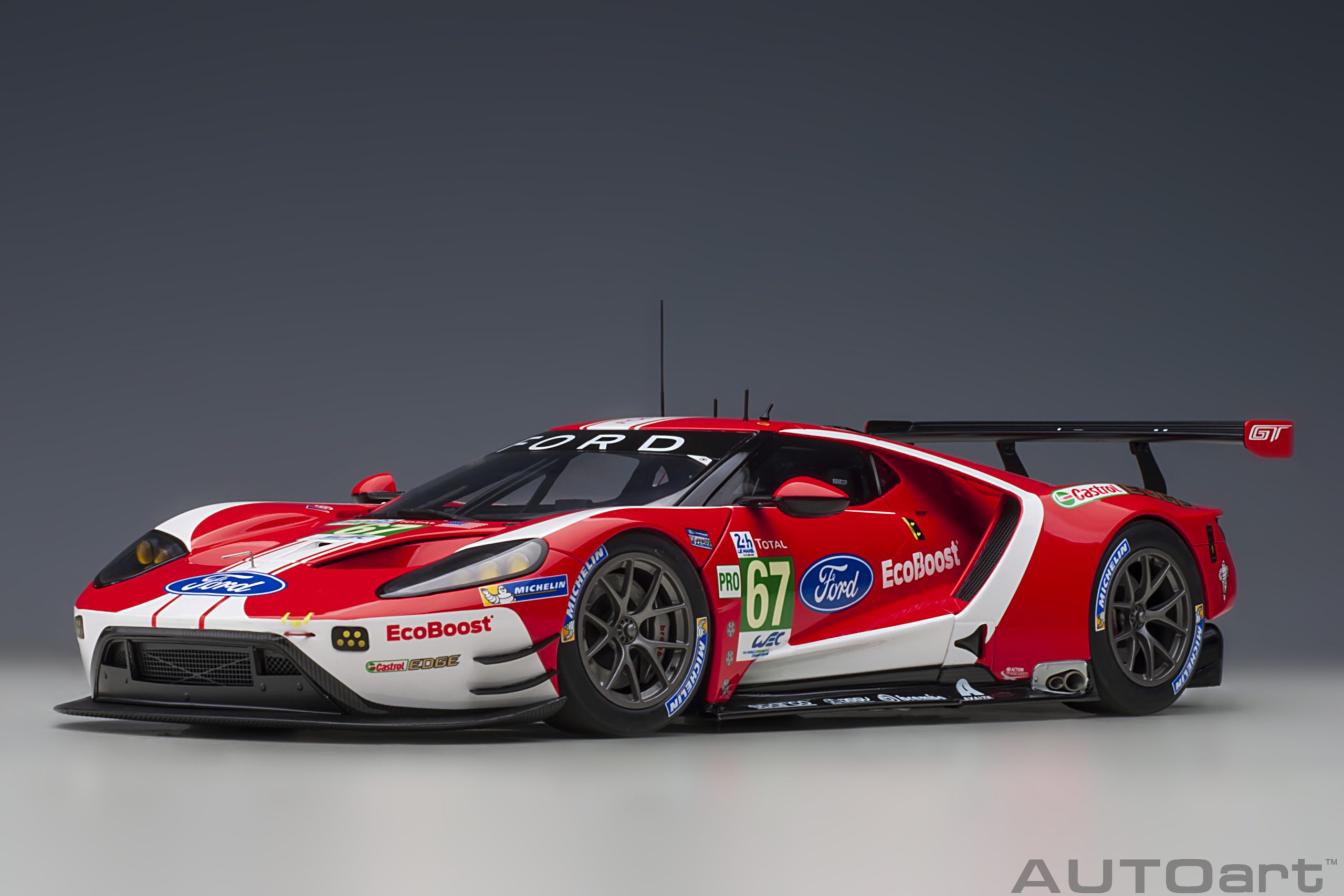 81911 AUTOart Ford GT GTE Pro Le Mans 24h 2019 #67 Red 1:18