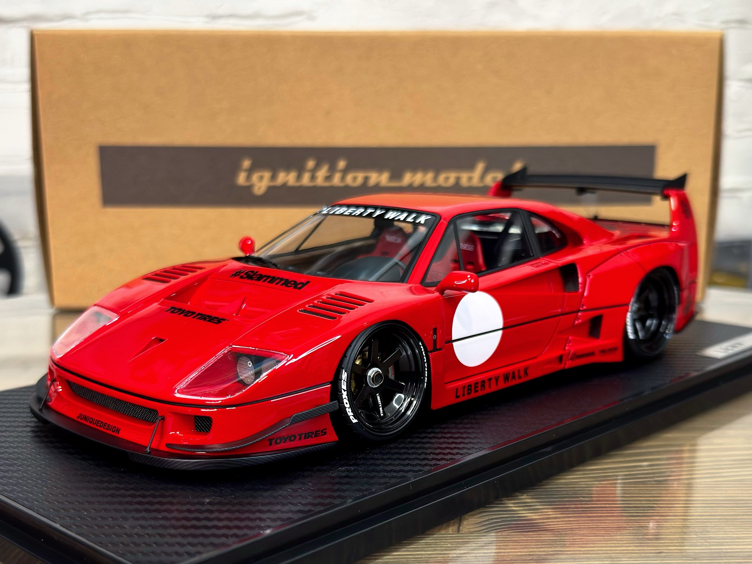 IG3754 Ignition Model LB-WORKS Ferrari F40 Red 1:18