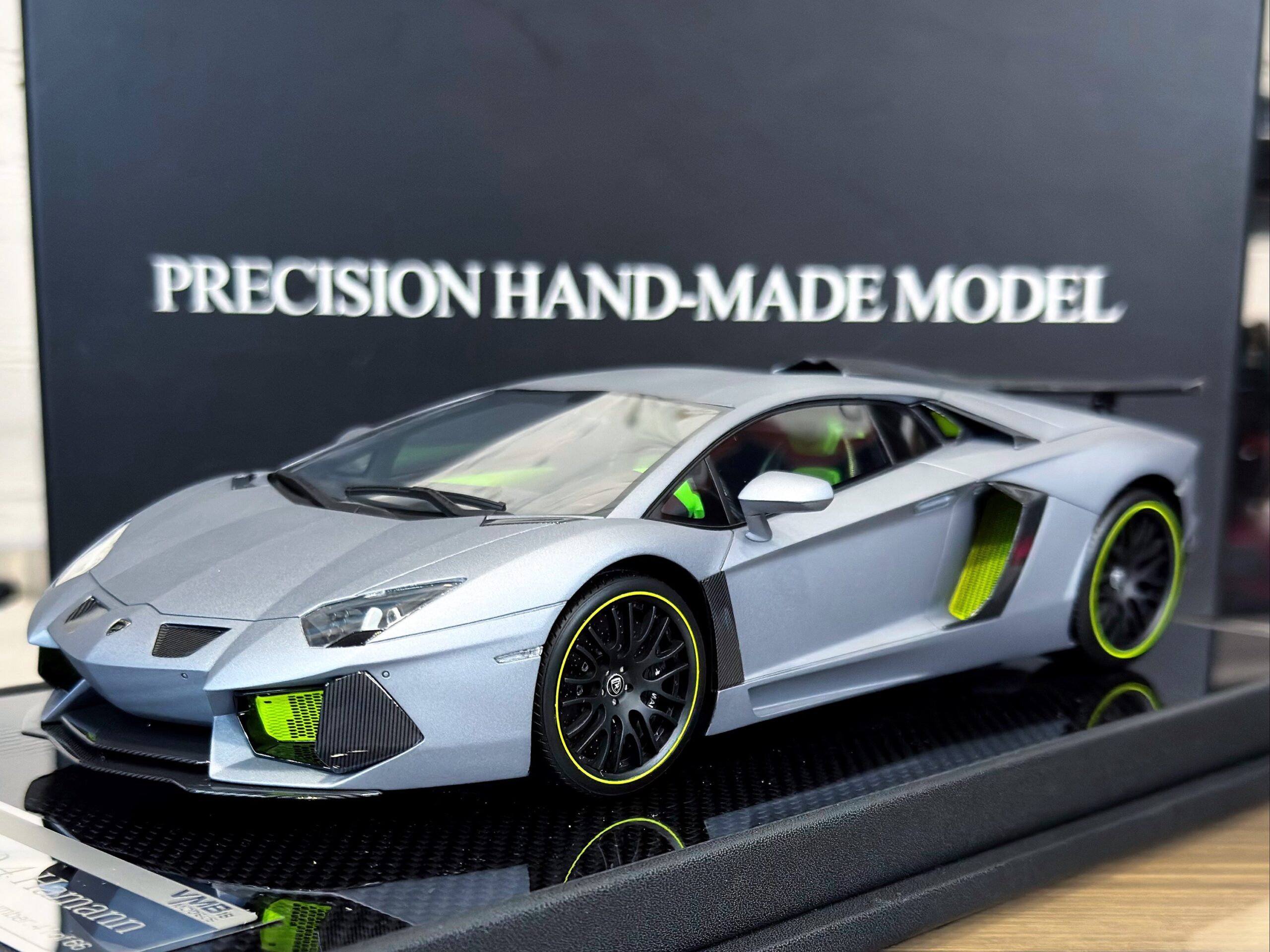 HM1801 VMB Models Hamann Lamborghini Aventador LP700-4 Matte Gray 1:18
