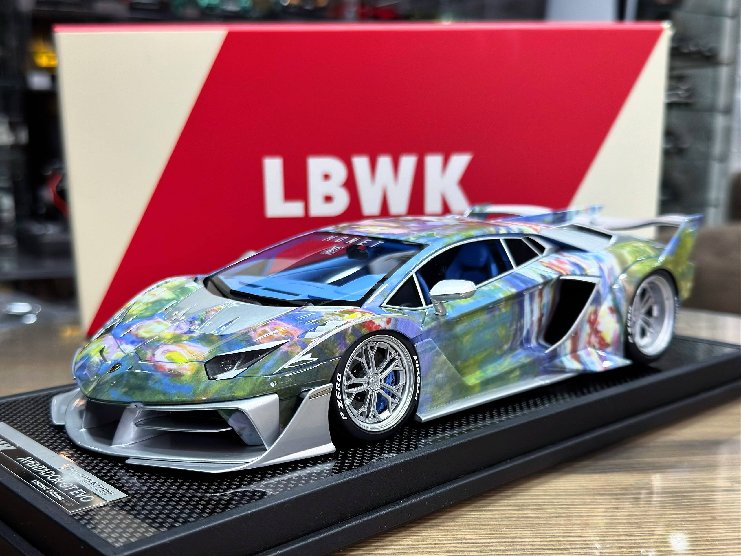 LB1875-WL Timothy & Pierre LBWK Lamborghini Aventador 700GT EVO Water Lilly 1:18