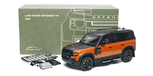 ALM810813 Almost Real Land Rover Defender 110 2020 Phoenix Orange/Santorini Black 1:18