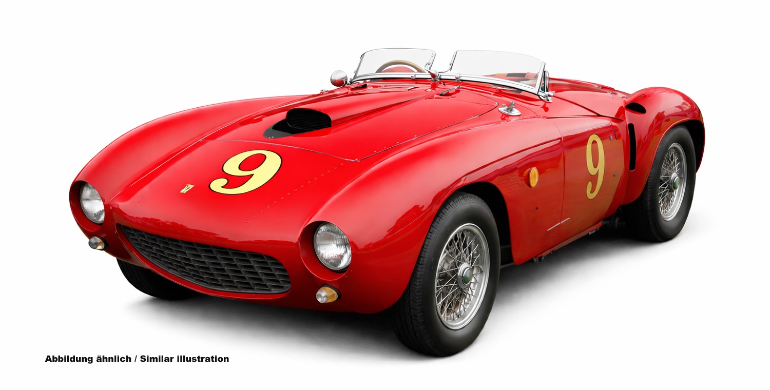 M-306 CMC Ferrari 375 MM Spider #9 GP Savannah Red 1:18