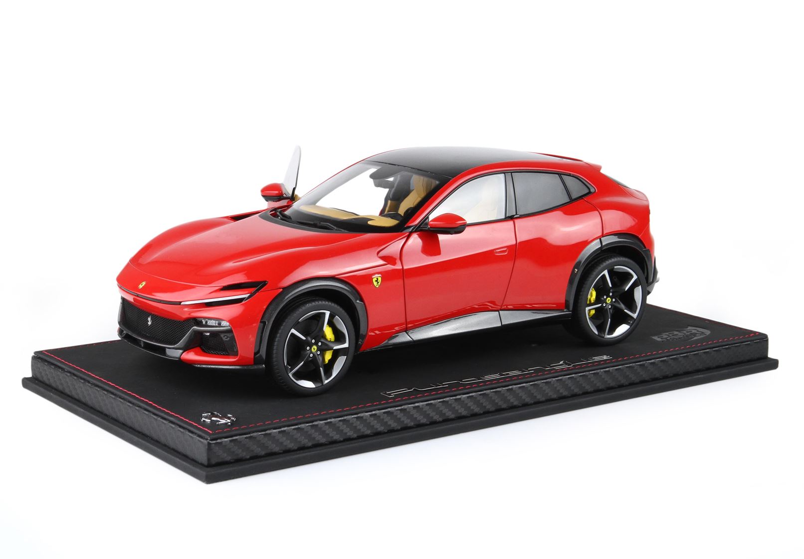 HE180053BDIE BBR Models Ferrari Purosangue Panoramic Roof Rosso Corsa Luxury Pack 1:18